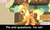 Size: 1600x973 | Tagged: safe, applejack, comic:celestia's servant interview, g4, baking, caption, cs captions, food, interview, kitchen, pie