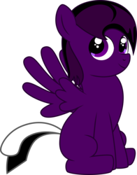 Size: 3000x3820 | Tagged: safe, artist:concordisparate, oc, oc only, oc:disparate, pegasus, pony, blank flank, high res, simple background, solo, transparent background, vector