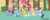 Size: 10000x4000 | Tagged: safe, artist:livehotsun, angel bunny, applejack, derpy hooves, fluttershy, pinkie pie, princess celestia, rainbow dash, rarity, spike, starlight glimmer, twilight sparkle, alicorn, dragon, earth pony, pegasus, pony, unicorn, g4, absurd resolution, angry, chalkboard, classroom, eyes closed, female, hoofwrestle, horn, jumping, levitation, magic, mane seven, mane six, mare, messy mane, mouth hold, paper, paper airplane, pen, telekinesis, twilight sparkle (alicorn), vector, writing