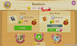 Size: 800x480 | Tagged: safe, gameloft, daring do, rainbow dash, g4, book