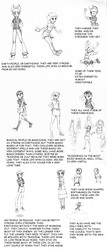 Size: 3288x7692 | Tagged: safe, artist:leon-z, applejack, fluttershy, pinkie pie, rainbow dash, rarity, twilight sparkle, human, g4, comic sans, grammar error, humanized