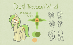 Size: 1024x636 | Tagged: safe, artist:dusthiel, oc, oc only, oc:dust wind, reference sheet, solo