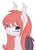 Size: 1115x1545 | Tagged: safe, artist:phoenixswift, oc, oc only, oc:pale rose, bat pony, pony, smiling