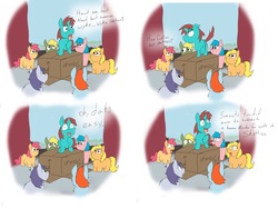 Size: 2048x1536 | Tagged: safe, artist:fluffsplosion, fluffy pony, impending doom, soapbox, stupidity, wat