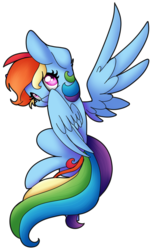 Size: 3032x4961 | Tagged: safe, artist:cutepencilcase, rainbow dash, g4, cute, dashabetes, female, flying, looking over shoulder, simple background, solo, transparent background