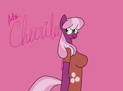 Size: 2000x1480 | Tagged: safe, artist:mofetafrombrooklyn, cheerilee, earth pony, anthro, g4, female, solo