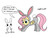 Size: 4000x3000 | Tagged: safe, artist:walliscolours, angel bunny, fluttershy, g4, 2011, bunny costume, bunnyshy, clothes