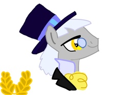 Size: 944x704 | Tagged: safe, artist:thecoltalition, caesar, count caesar, earth pony, pony, g4, hat, male, monocle, monocle and top hat, solo, stallion, top hat