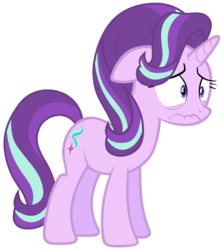 Size: 7000x7900 | Tagged: safe, artist:tardifice, starlight glimmer, pony, g4, the crystalling, absurd resolution, faic, female, photoshop, scrunchy face, simple background, solo, transparent background, vector, worried