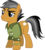Size: 6959x7658 | Tagged: dead source, safe, artist:pink1ejack, quibble pants, earth pony, pony, g4, stranger than fan fiction, absurd resolution, clothes, inkscape, male, raised eyebrow, simple background, solo, stallion, that was fast, transparent background, vector