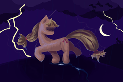 Size: 3000x2000 | Tagged: safe, artist:bellalysewinchester, applejack, g4, fanfic, greatest fear