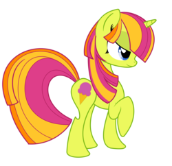 Size: 3000x2907 | Tagged: safe, artist:avarick, sweetcream scoops, pony, unicorn, g4, female, lidded eyes, mare, solo