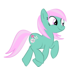 Size: 1280x1171 | Tagged: safe, artist:avarick, minty, earth pony, pony, g3, g4, female, g3 to g4, generation leap, mare, simple background, solo, transparent background