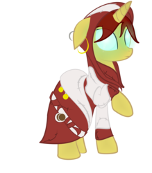 Size: 2036x2324 | Tagged: safe, artist:avarick, fable, ponified, simple background, theresa, transparent background