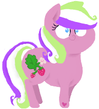 Size: 193x213 | Tagged: safe, artist:windows 95, sweetberry, g3, female, flockmod, picture for breezies, simple background, solo, transparent background