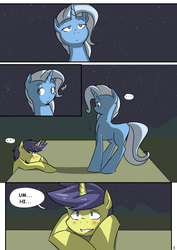 Size: 4961x6992 | Tagged: safe, artist:lrusu, comet tail, trixie, pony, unicorn, g4, absurd resolution, cometrix, comic, female, male, mare, shipping, straight