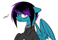 Size: 1024x714 | Tagged: safe, artist:despotshy, oc, oc only, oc:despy, pegasus, pony, clothes, hoodie, simple background, solo, transparent background