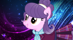 Size: 1280x718 | Tagged: safe, artist:yaycelestia0331, suri polomare, equestria girls, g4, my little pony equestria girls: friendship games, alternate hairstyle, clothes, crystal prep academy uniform, cute, female, handkerchief, pleated skirt, school uniform, skirt, solo, wallpaper