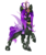 Size: 1024x1229 | Tagged: safe, artist:pvrii, oc, oc only, oc:imago, changeling, changeling queen, changeling oc, changeling princess, changeling princess oc, changeling queen oc, purple changeling, simple background, solo, transparent background