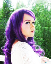 Size: 400x505 | Tagged: safe, artist:thenamelessdoll, rarity, human, g4, clothes, cosplay, costume, irl, irl human, photo, solo