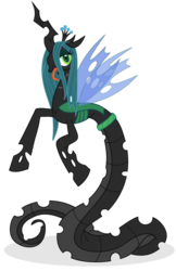 Size: 1200x1850 | Tagged: safe, artist:elsdrake, queen chrysalis, lamia, original species, g4, chrysalamia, female, lamiafied, queen chryscales, simple background, solo, species swap, transparent background, vector