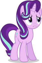 Size: 7000x10441 | Tagged: safe, artist:luckreza8, starlight glimmer, g4, no second prances, .svg available, absurd resolution, female, inkscape, simple background, solo, transparent background, unhappy, vector
