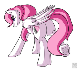 Size: 2388x2130 | Tagged: safe, artist:stormblaze-pegasus, oc, oc only, oc:cherry snow, butt, commission, high res, plot, solo, underhoof