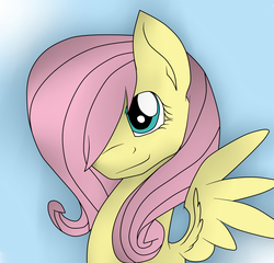 Size: 2600x2500 | Tagged: safe, artist:la-dafne, fluttershy, g4, female, high res, solo