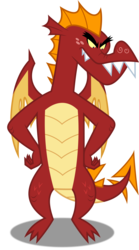 Size: 3341x6000 | Tagged: safe, artist:dashiesparkle, garble, dragon, g4, male, simple background, solo, teenaged dragon, transparent background, vector