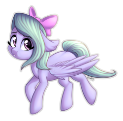 Size: 2813x2765 | Tagged: safe, artist:gumlball, flitter, pony, g4, female, floppy ears, high res, simple background, solo, transparent background