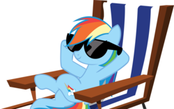 Size: 8120x5093 | Tagged: safe, artist:kayman13, artist:pink1ejack, rainbow dash, g4, the cart before the ponies, absurd resolution, cute, female, simple background, solo, sunglasses, transparent background