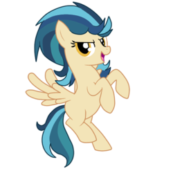 Size: 512x512 | Tagged: safe, artist:luckyclau, indigo zap, pegasus, pony, equestria girls, g4, equestria girls ponified, female, ponified