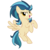 Size: 512x512 | Tagged: safe, artist:luckyclau, indigo zap, pegasus, pony, equestria girls, g4, equestria girls ponified, female, ponified