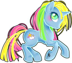 Size: 2453x2147 | Tagged: safe, artist:ladyamaltea, whistle wishes, pony, unicorn, g3, g4, female, g3 to g4, generation leap, mare, simple background, transparent background