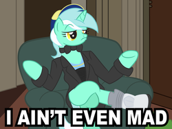Size: 1600x1200 | Tagged: safe, artist:faikie, lyra heartstrings, pony, g4, female, i ain't even mad, image macro, meme, parody, reaction image, solo, the fresh prince of bel-air, will smith