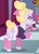 Size: 297x412 | Tagged: safe, screencap, ballet jubilee, hoofer steps, strawberry swing, pony, g4, my little pony: friendship is magic, on your marks, butt, cropped, female, leotard, mare, plot