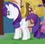 Size: 332x325 | Tagged: safe, screencap, rarity, pony, g4, just for sidekicks, my little pony: friendship is magic, butt, cropped, female, mare, plot