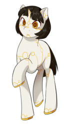 Size: 984x1754 | Tagged: safe, artist:mylittlesheepy, oc, oc only, oc:aril3, pony, robot, unicorn, female, simple background, transparent background