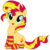 Size: 1024x1024 | Tagged: safe, artist:light262, artist:tabrony23, edit, sunset shimmer, pony, unicorn, g4, behold the power of socks, clothes, cute, female, shimmerbetes, show accurate, simple background, socks, sockset shimmer, solo, striped socks, transparent background