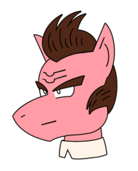 Size: 443x550 | Tagged: safe, artist:combatkaiser, ambiguous race, pony, crossover, male, mayor bill dewey, ponified, simple background, solo, stallion, steven universe, transparent background