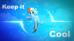 Size: 1024x576 | Tagged: safe, artist:dashiesparkle, artist:spntax, rainbow dash, g4, floating, looking at you, vector, wallpaper