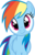 Size: 1581x2500 | Tagged: safe, artist:rontoday2012, edit, rainbow dash, pegasus, pony, g4, cute, dashabetes, female, folded wings, head tilt, looking at you, mare, simple background, smiling, smiling at you, solo, transparent background, vector, wings