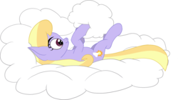 Size: 1508x844 | Tagged: safe, artist:dindu norgay, cloud kicker, pony, g4, cloud, female, mare, simple background, transparent background