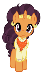Size: 3000x5000 | Tagged: safe, artist:sofunnyguy, saffron masala, pony, g4, spice up your life, cute, female, high res, saffronbetes, simple background, solo, transparent background, vector