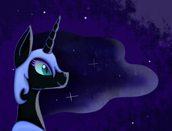 Size: 868x663 | Tagged: safe, artist:funny-arts, nightmare moon, g4, female, solo