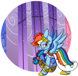 Size: 7575x7358 | Tagged: safe, artist:cutepencilcase, rainbow dash, pegasus, pony, g4, the best night ever, absurd resolution, clothes, commission, dress, female, gala dress, solo