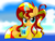 Size: 4128x3096 | Tagged: safe, artist:lovehtf421, sunset shimmer, pony, unicorn, g4, female, glowing horn, horn, magic, solo, telekinesis, water