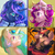 Size: 3000x3000 | Tagged: safe, artist:segraece, princess cadance, princess celestia, princess luna, twilight sparkle, alicorn, pony, g4, :p, alicorn tetrarchy, alternate hairstyle, autumn, braid, clothes, floral head wreath, flower, flower in hair, hat, high res, scarf, seasons, silly, silly pony, smiling, spring, summer, sunburn, sunglasses, tongue out, twilight sparkle (alicorn), winter