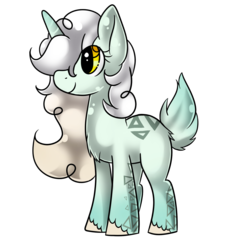 Size: 2000x2000 | Tagged: safe, artist:redember00, oc, oc only, oc:sweet dreams, deer pony, hybrid, original species, pony, unicorn, high res, solo
