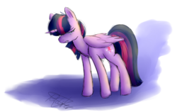 Size: 3159x2000 | Tagged: safe, artist:pucksterv, twilight sparkle, alicorn, pony, g4, crying, female, high res, solo, twilight sparkle (alicorn)